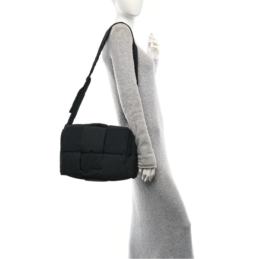 Bottega Veneta Black Quilted Shoulder Bag